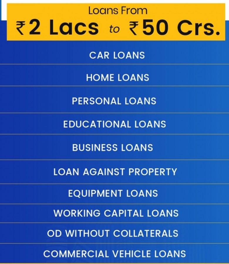 വിവിധ തരം വായ്പകൾ ആവശ്യമുള്ളവർ ബന്ധപ്പെടുക